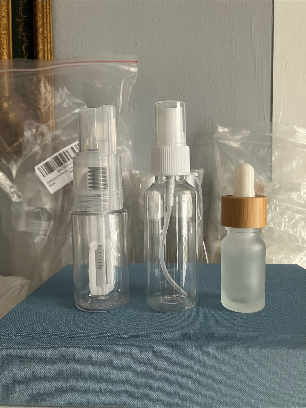 New Empty Plastic Spray Bottles, Pumps, and Dropper Bottles
